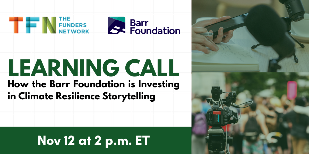 Learning Call with Barr Foundation (flyer)