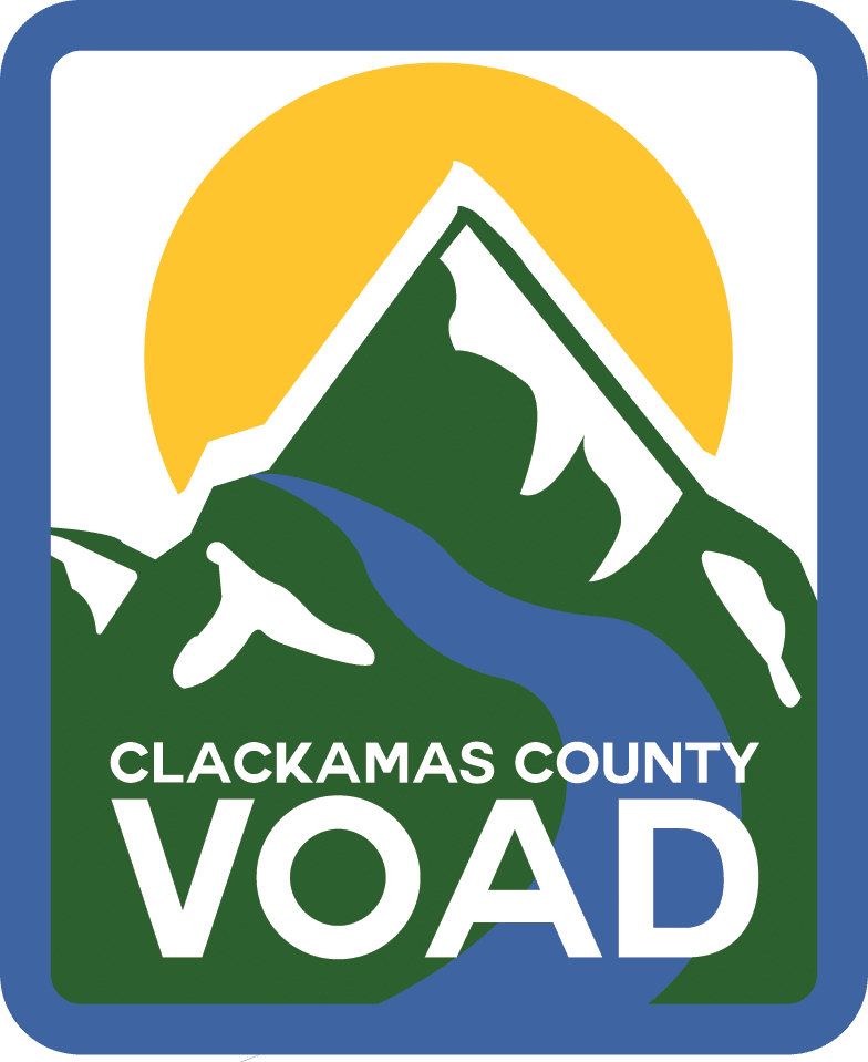 Clackamas County VOAD (Voluntary Organizations Active in Disasters) logo