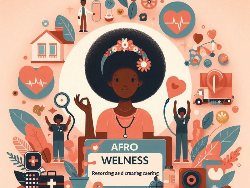 AfroVillage wellness flyer