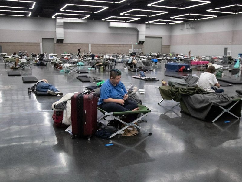 Emergency Winter Shelter at the Oregon Convention Center