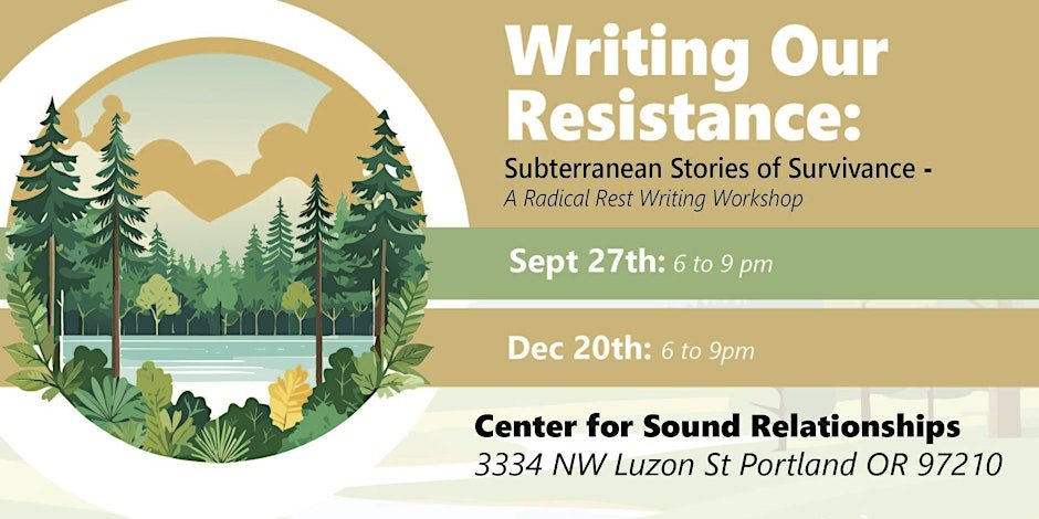 Flyer for Writing Our Resistance